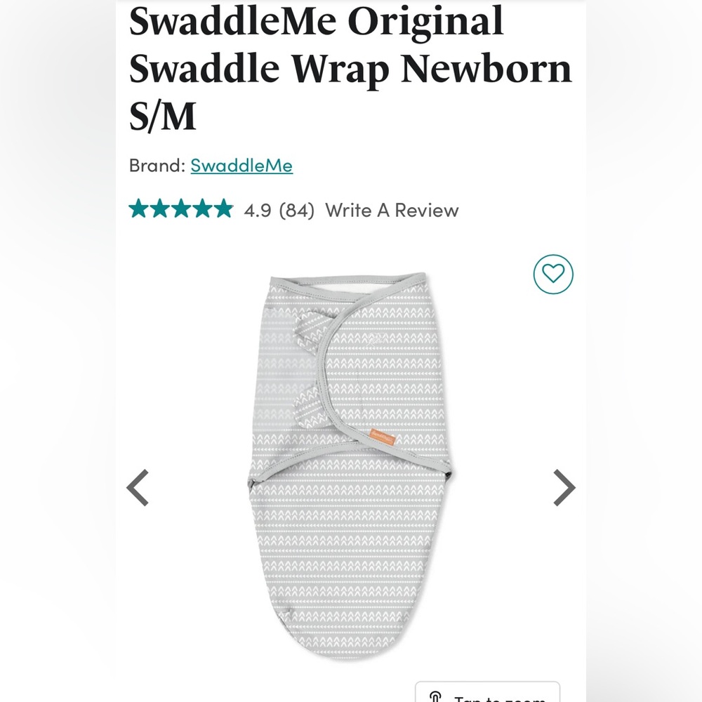 SwaddleMe Original Swaddle Wrap Newborn Small/ Medium